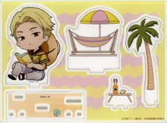 【中古】アクリルスタンド・アクリルパネル B.七海建人(麦わら帽子) アクリルジオラマ 「まるくじ 呪術廻戦 Aloha vibes」 大吉09
