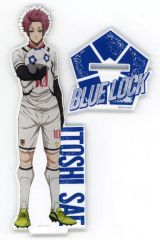 【second hand】アクリルスタンド・Acrylic panel by Sae Itoshi, Japan Football Association Merchandise Sales Department アクリルスタンド Series 3 (vs. U-20 Japan) "Blue Lock"