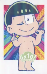 【中古】キャラカード チョロ松 「おそ松さん 10周年記念POPUP＆展示会 6×10! laughing wins! スキ松 ホログラムチェキカード D.ちびキャラver.(裸)」