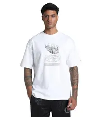 新品 [プーマ] 63009202 X HARRY POTTER OVERSIZED GRAPHIC TEE ホワイト_M