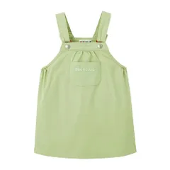 新品 [ミキハウス] WEB限定 ジャンパースカート スカート ロゴ 無地 綿100％ 女の子 ベビー キッズ ベビー服 子供服 10-1829-685 M(80-90cm) ライトグリーン