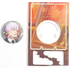 【中古】グッズセット 五条悟 缶バッジ・アクリルスタンドセット 2ndアニバーサリー 「呪術廻戦 ファントムパレード 幻影夜行本舗 2nd anniversary POP UP STORE」