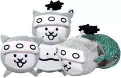 [중고] 봉제인형 고양이 닌자 세트(3체 세트) 봉제인형 진화계 시리즈 [냥코 대전쟁]