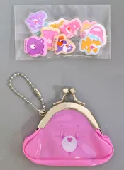 【中古】シール・ステッカー ピンク(集合) プチパース付きフレークシール 「Care Bear-ケアベア-」