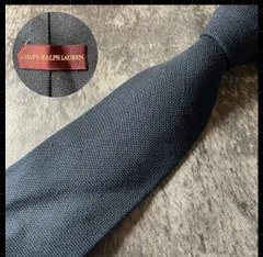 CHAPS RALPH LAUREN ネイビー シルク ネクタイ[MSE512]