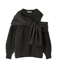 新品 [スナイデル] ディフォメーションニットプルオーバー SWNT255123 レディース GRY Free Size