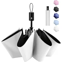 日傘 超軽量 180g UVカット 完全遮光 遮熱 折りたたみ傘 ワンタッチ自動開閉 UPF50+ 紫外線遮断 日焼け防止 晴雨両用 6本骨 耐風撥水 携帯便利 メンズ レディース 母の日 0