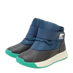新品 [ソレル] ブーツ 【KIDS】 チルドレンズ ウィットニー3 ストラップ ミッド ウォータープルーフ キッズ 14.0cm Uniform Blue Jet