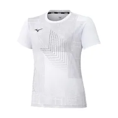 新品 テニスウェア ドライエアロフローゲームシャツ ドライエアロフロー 動きやすい 62JAC711 ウィメンズ ホワイト L