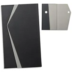 【新品】 ふくさ 袱紗 慶弔両用 金封 ちりめん 男性 女性 結婚式 お葬式 い レディース メンズ 香典祝儀袋 (レザー) (グレー) 1