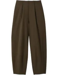 新品 Wacoal(ワコール) カルソン ストレッチパンツ コクーン 9分丈 【ラクーンパンツ】 はきごこちラク 立体的なコクーンシルエット ストレッチ素材 股上深め ズボン KKN159 BR M
