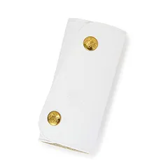 新品 [IL BISONTE (イルビゾンテ)] キーケース レザー 本革 牛革 レディース メンズ ユニセックス サイズ:11cm ホワイト 白