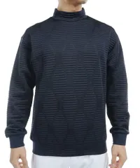 新品 TOMMY HILFIGER GOLF(トミーヒルフィガー ゴルフ) ジャカートキルト モックネックスウェット THMA477