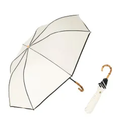 新品 [VITAFELICE] ヴィータフェリーチェ 2段折りショート傘（晴雨兼用/親骨55cm） レディース pru-30176z (フルパイピングオフホワイト)