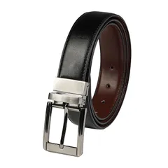 【新品】 [ulterra] ベルト メンズ 本革 リバーシブル おしゃれ 高級 黒 茶 130cm ビジネス ブラック ブラウン 牛革 紳士 ブランド 0