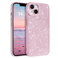 透明 ケース 2in1 ダイヤモンド ケース 韓国 耐衝撃 用 クリア おしゃれ 13 かわいい tpu いphone 薄型 軽量 キラキラ グリッターケース ワイアレス充電対応 iPhone13 滑り止め ストラップホール付き GUAGUA 6.1インチ（ピ