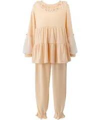 新品 Wacoal KIDS JUINOR(ワコール キッズ ジュニア) キッズ 女児パジャマ あったかパジャマ ふんわりあったか ムレにくい 上下セット 長袖 長ズボン CTR602 CR 10