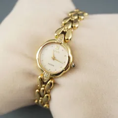 SEIKO EXCELINE 4N20-1070 レディース腕時計 USED超美品 セイコー エクセリーヌ ゴールド 完動品 X9401