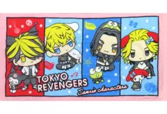【中古】タオル・手ぬぐい 集合(ミニキャラ/横向き) バスタオル(普通判) 「東京リベンジャーズ×サンリオキャラクターズ×しまむら」