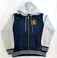 【中古】アウターウェア ロゴ RAREWARE カレッジパーカー ネイビー×グレー ユニセックスMサイズ 「Fangamer×RARE」