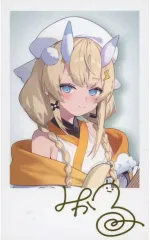 【中古】キャラカード 蝸堂みかる(箔押し複製サイン入り) 「バーチャルYouTuber にじさんじ 今宵、××と夢を見る。 ランダムチェキ風カード」 Welcome Goods