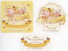 【中古】シール・ステッカー キュアレモネード×ポムポムプリン ステッカーセット 「WEBくじ Yes!プリキュア5GoGo!×サンリオキャラクターズ」 F-3賞