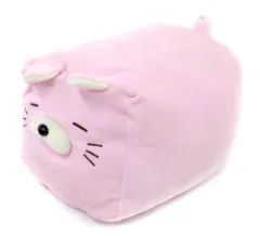 【中古】クッション・本体 さくら キューブ クッション 「のびるよにゃもち!」