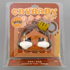 【中古】家電サプライ ブラウン CRYBABY SHINY SHINYシリーズ イヤホンケース 「POP MART」