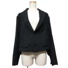 美品 24AW sacai サカイ ニットドッキング テーラードジャケット 24-07340 サイズ1 ブラック レディース 古着 中古 USEDのサムネイル