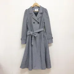 美品 epine エピヌ 22SS パリジェンヌトレンチコート スプリングコート ギンガムチェック FREE