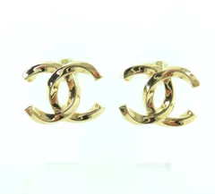 未使用品★CHANEL シャネル I25K ココ ツイスト ピアス アクセサリー ゴールド 箱・保存袋付き イタリア製 レディース