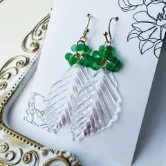 チェコビーズの可愛いピアスD133