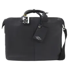 極美品△PORTER ポーター WITH ウィズ レザー 2WAY ブリーフケース ビジネスバッグ ショルダーバッグ ブラック 日本製 メンズ