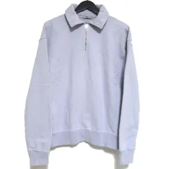 美品 DIOR HOMME ディオールオム ロゴ刺繍 ハーフジップ プルオーバー スウェット トレーナー 313J650A0807 XS ラベンダー パープル メンズ 古着 中古 USEDのサムネイル