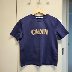 Calvin Klein カルバン・クライン ネイビー ロゴ Tシャツ