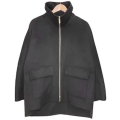 美品 24AW NOBLE ノーブル キャメルミックスリバージップコート サイズ38 ブラック レディース 古着 中古 USEDのサムネイル