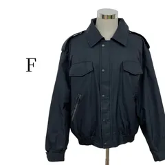 ジャケット 黒 F ミリタリー テック系 ビンテージ 90s ブルゾン アウター 古着 ゆるだぼ オーバーサイズ Y2K