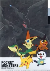 【中古】クリアファイル A柄 3ポケットA4クリアファイル 「ポケットモンスター ベストウィッシュ」