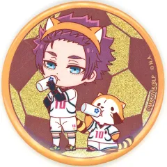 【中古】バッジ・ピンズ 糸師冴(ミニキャラ) 「ブルーロック×あらいぐまラスカル POP UP SHOP in マルイ トレーディンググリッター缶バッジ」