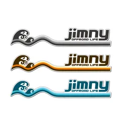 (透明) ジムニー サイドデカール 小 30cm バラ売り 左 1枚 海 jimny ノマド シエラ アウトドア リア ステッカー おしゃれ シンプル かっこいい 四駆 オフロード ステッカーチューン イメチェン マリンスポーツ サーフィン 川 サップ サーフ