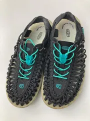 KEEN キーン サンダル 25.5cm ブラック 無地 ワンポイント ブランドロゴ フラット ストラップあり スポーツサンダル