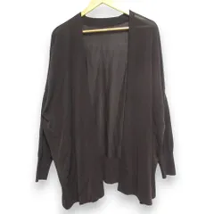 美品 25SS Deuxieme Classe ドゥーズィエムクラス shake code ショート カーディガン ブラウン レディース 古着 中古 USED