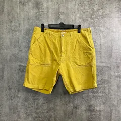 【T-477】EDWIN エドウィン L コーデュロイショートパンツ イエロー マスタード ocean pacific nano universe 別注 ハーフパンツ メンズ 夏 カジュアル