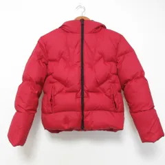 美品 DSQUARED2 ディースクエアード ナイロン ダウンジャケット サイズ10Y レッド  キッズ 古着 中古 USED