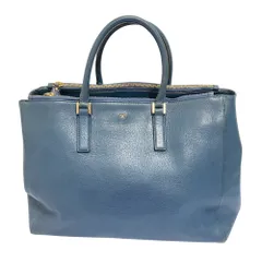 良品 ANYA HINDMARCH アニヤハインドマーチ 2WAYハンドバッグ ショルダーバッグ ブルー レディース 古着 中古 USED