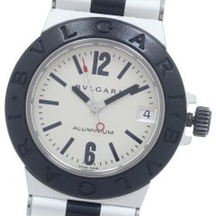 BVLGARI アルミニウム AL32TA ボーイズ デイト ホワイト文字盤 - メルカリ