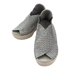  Gomu56 ゴムゴム メッシュサンダル シルバー コンフォートシューズ  レディース L【Z1807】