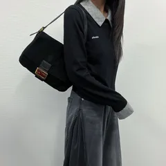 【中古】FENDI フェンディ マンマバケット ハンドバッグ ショルダーバッグ ブラック スエード ヴィンテージ レディース【中古美品】HIBUOCHI VINTAGE hboc260303a24のサムネイル