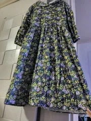 コーデュロイ ロング丈ワンピース