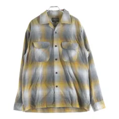 PENDLETON (ペンドルトン) オンブレチェック ボード 長袖シャツ グレー/イエロー